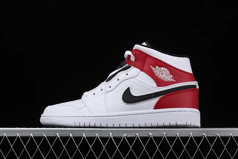 All categories Air Jordan Jordan series basketball shoes Air Jordan 1 Mid Air Jordan 1 Mid AJ1 Joe 1 "Little Chicago" basketball shoes full toe layer authentic 554724-116